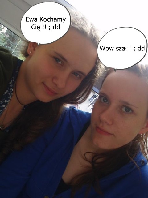 ; )
