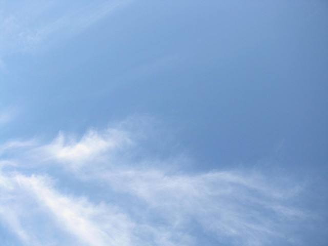 dreaming blue sky.