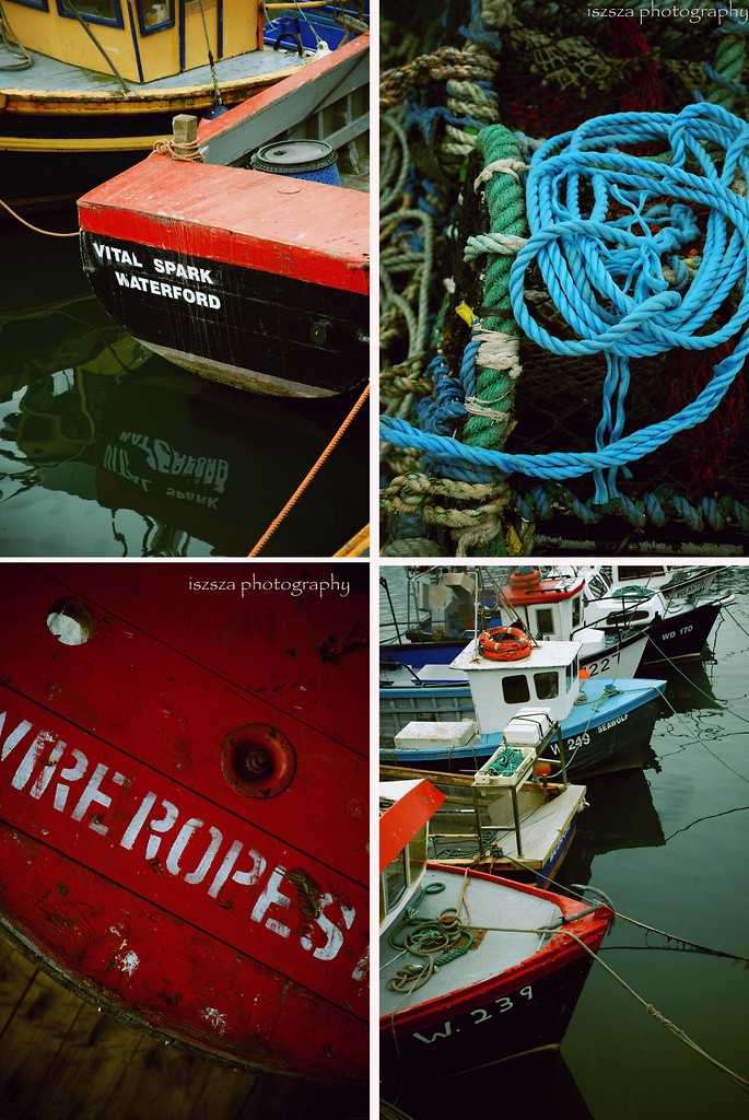 The colours of the sea.