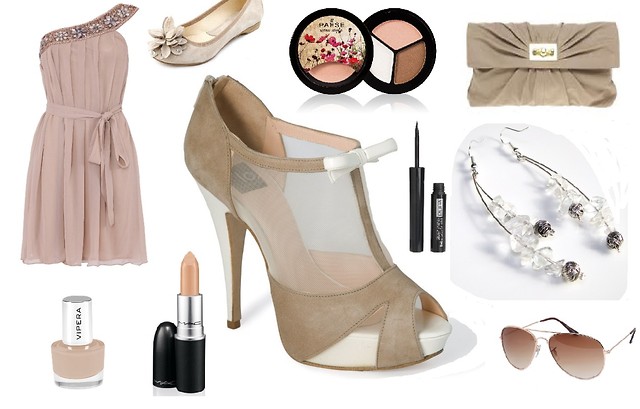 Beige.