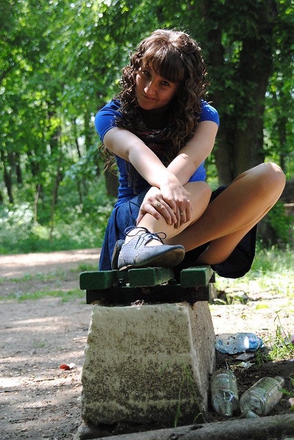 'Podniosa oczy, a ja odpadem'