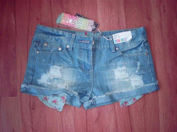 WYTARTE SZORTY JEANSOWE NOWE 36