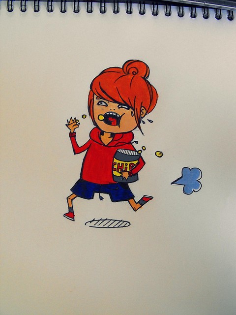 me joggin'