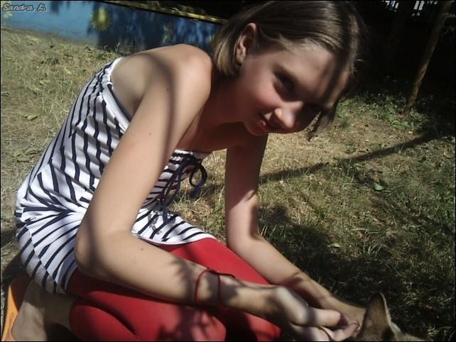 ;P