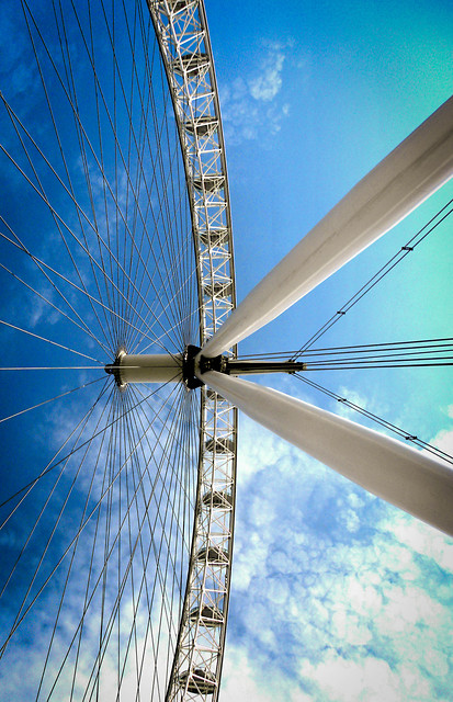 London eye.