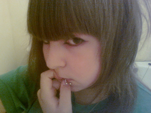 hiehieh xD my new fringe xD