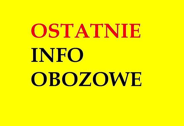 Tu przed obozem!