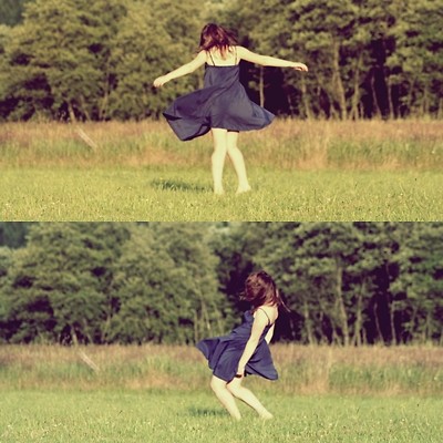 dancing in the woods 