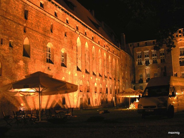 Malbork - Zamek noc