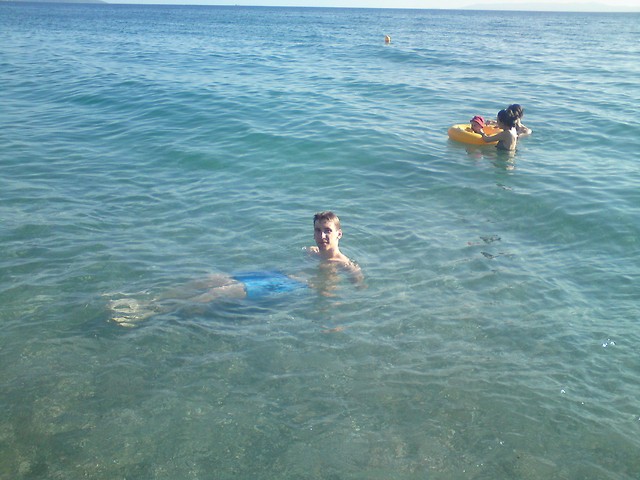 swimming