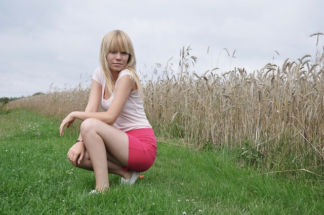 ; )