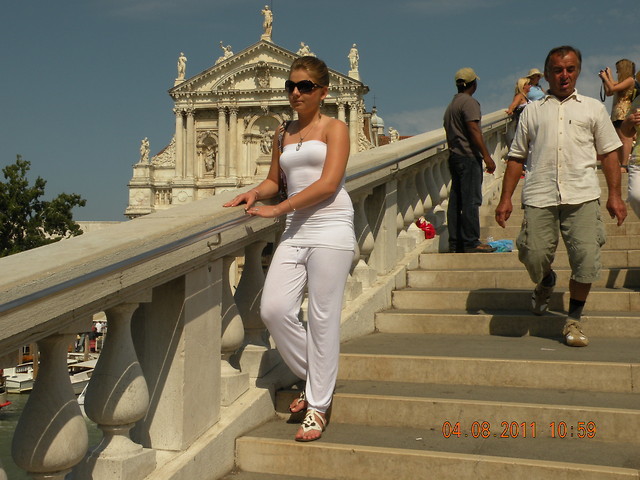 Na moscie w Venecji;)