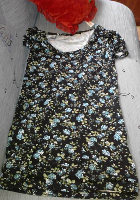 FLORAL BLUZKA Z BUFKAMI