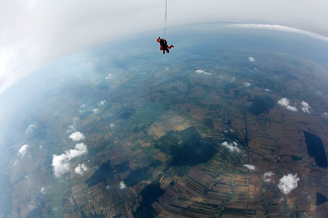 flying above you