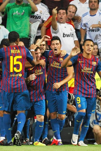 Real vs Barcelona . 