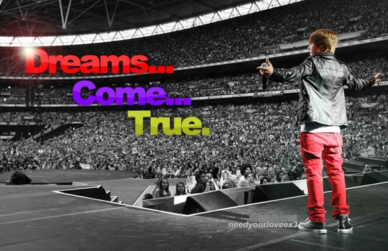 Dreams come true . 