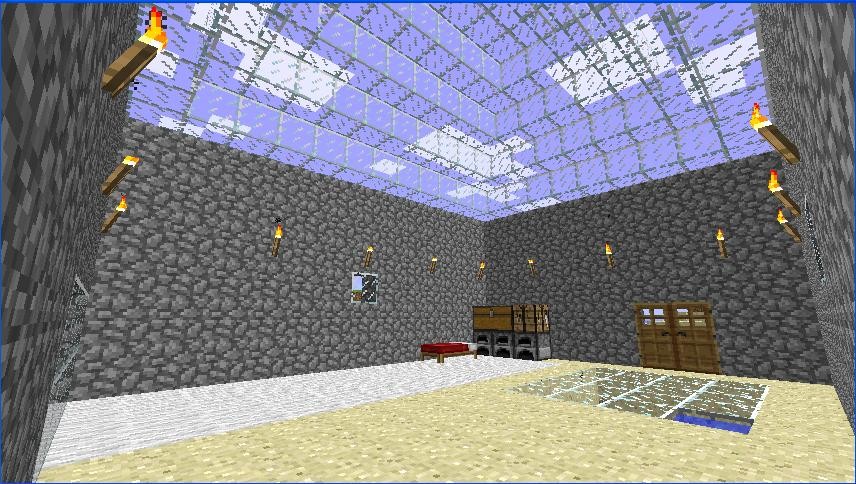 Minecraft - budowa chatki.