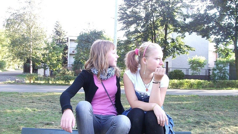 Ty patrz jakie ciacho tam idzie