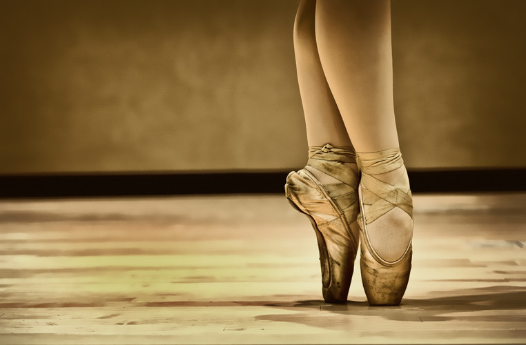 ballet shoes.