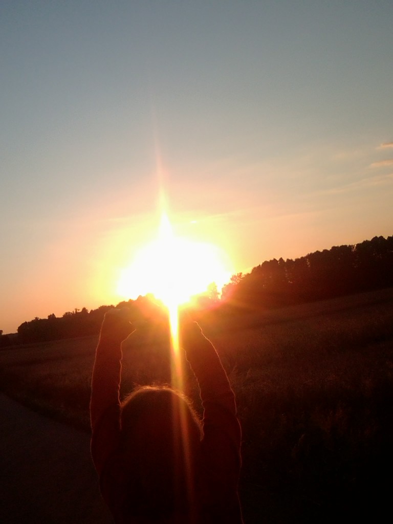 over me, still the sun shines