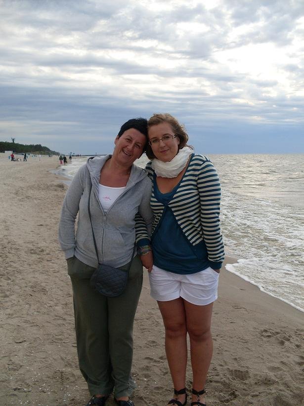with mum.