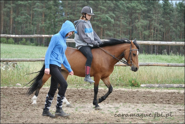 Karolina i Szarotka.