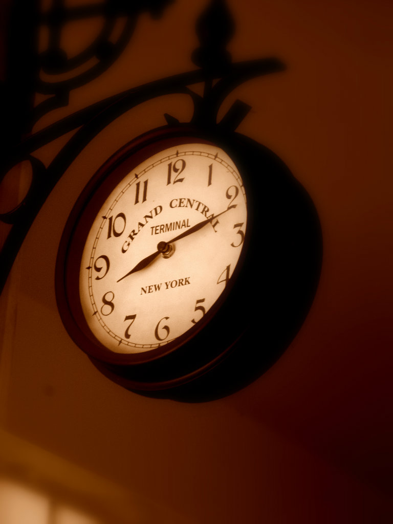 clock. 