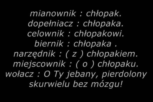 :*Moe nie potrafie kocha, rozk