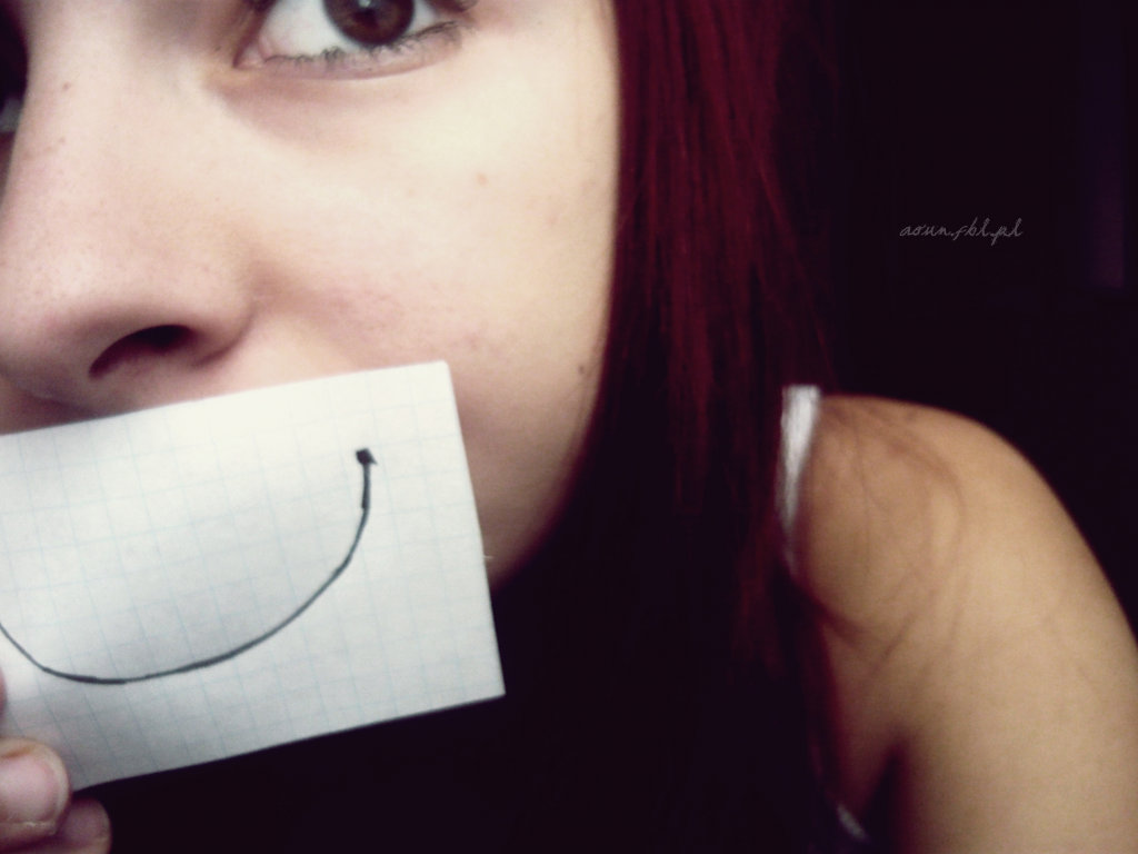 my own smile. 