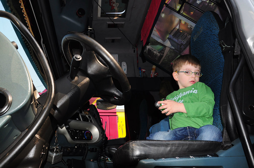 Young trucker