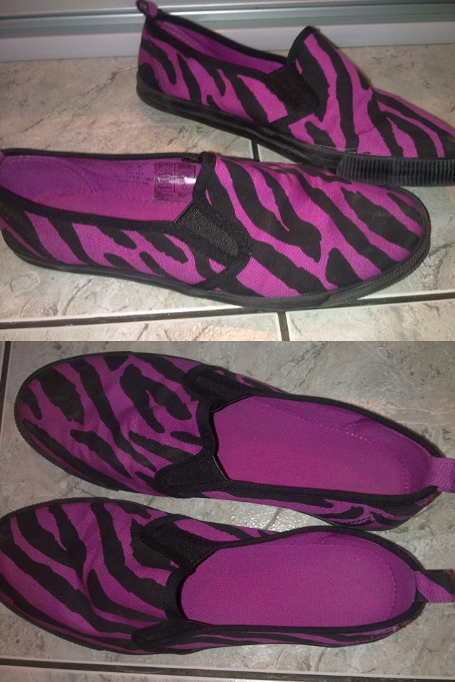 slip-on zebra:)