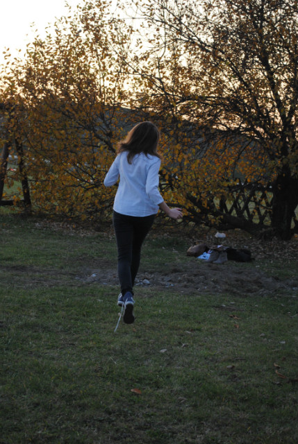 Running.