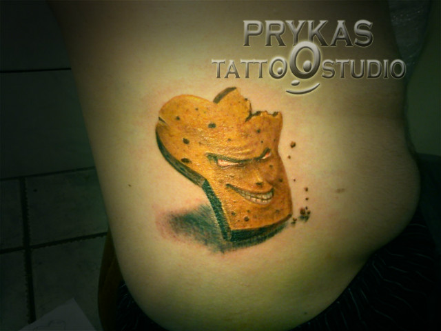 mieszny zabawny tatua