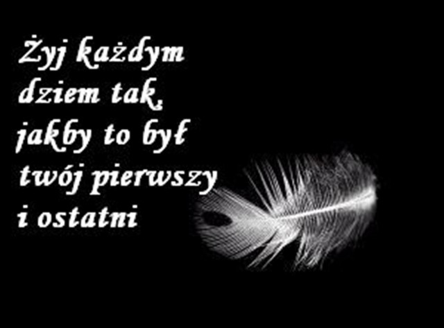 pierwszy i ostatni.