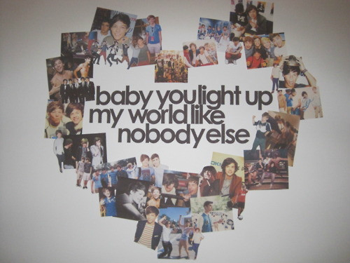Baby you light up my world!