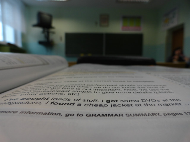 Nuda na lekcji...