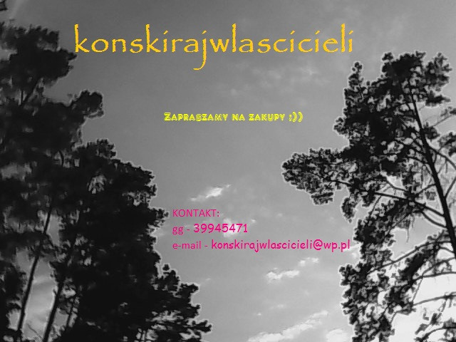 konskirajwlascicieli - Witamy!