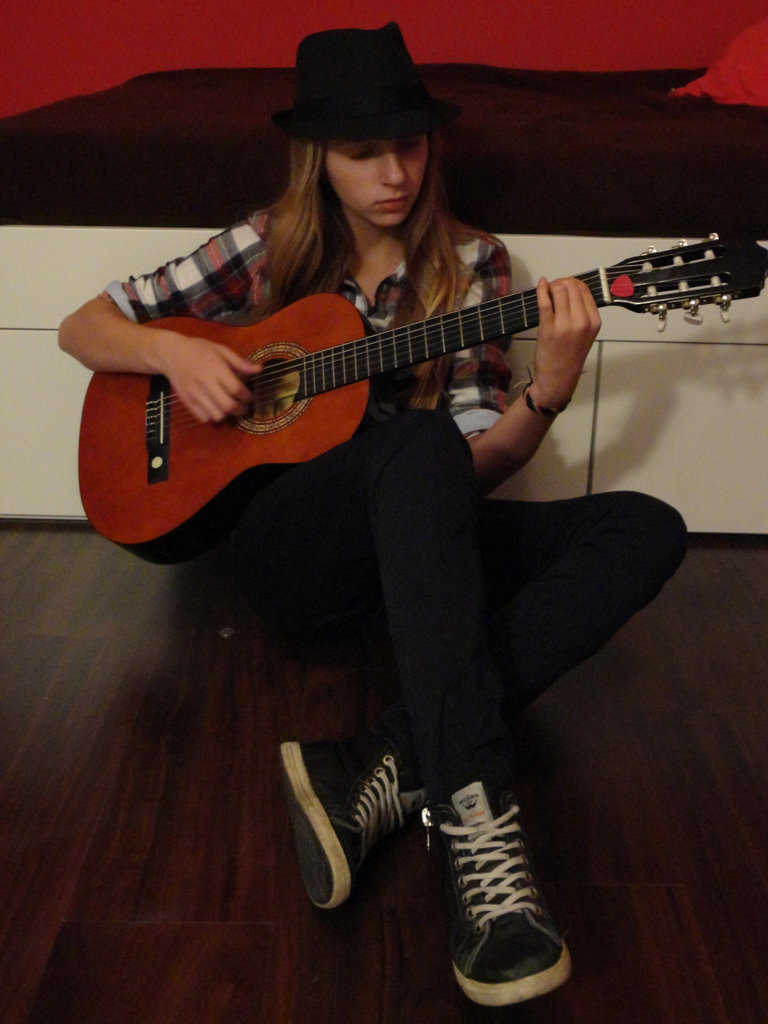 ja i moja gitara :D