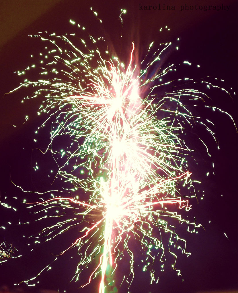 colorful fireworks. 