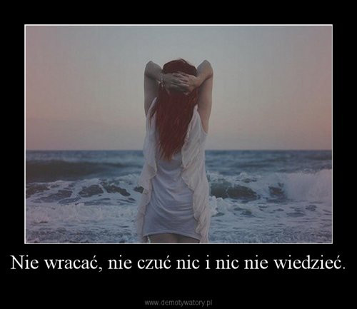 Absolutnie Ty i nikt.