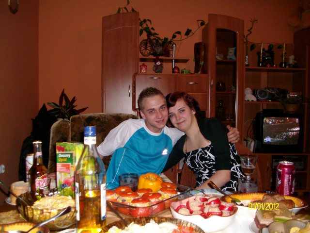 Sylwester z moim kotkiem:*