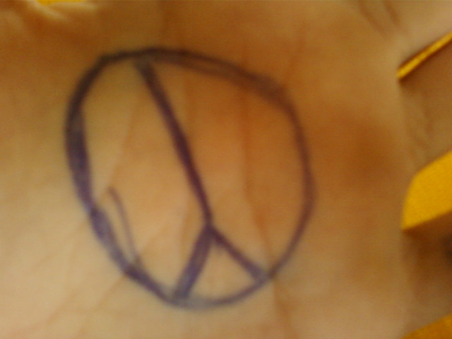 ` peace . xD 