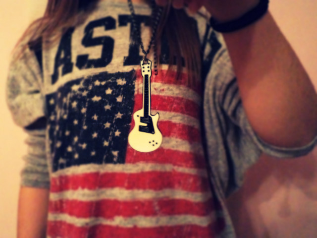 guitar and nothing.