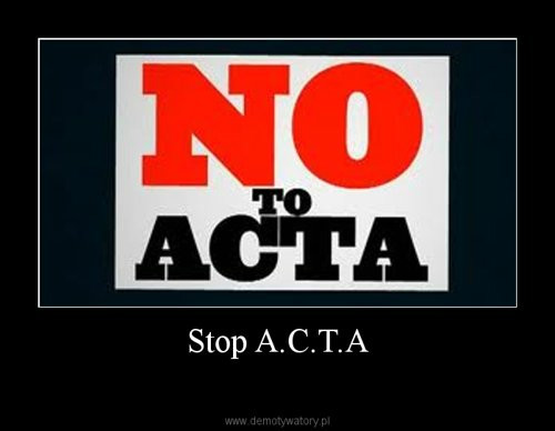 Nie ACTA!!!