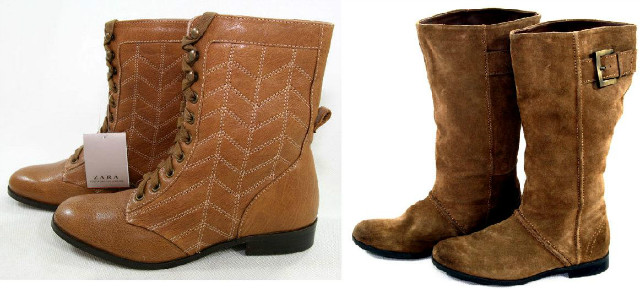 12. Buty ZARA botki.