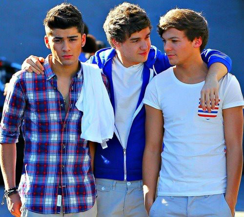 zayn, louis i liam.