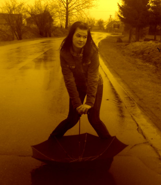dancing in the rain...