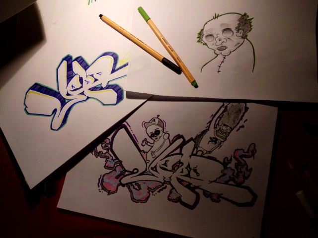 sketching time
