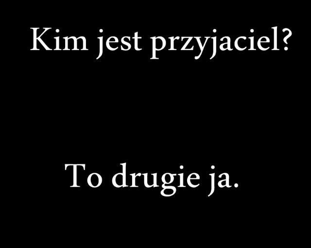 Kim jest przyjaciel? 