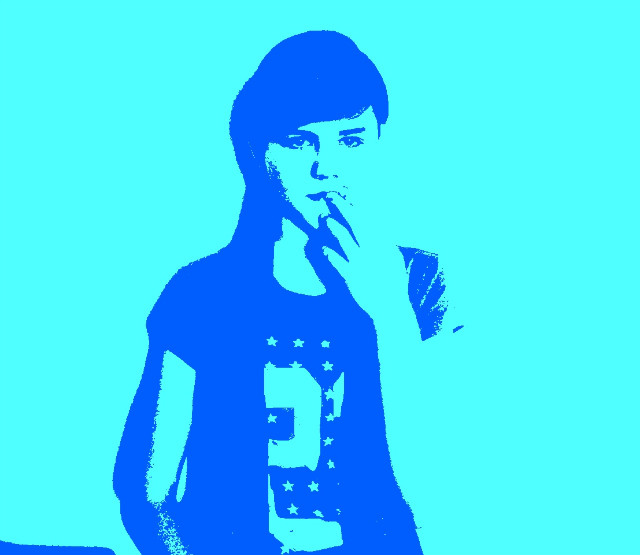 blue . 